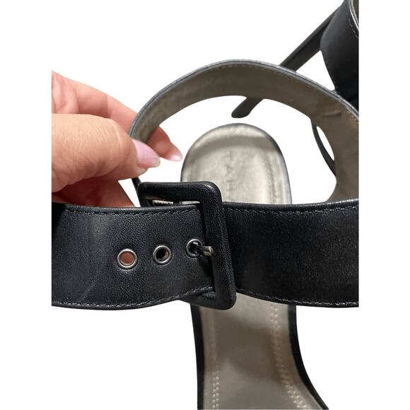 Elie Tahari Floral Printed Open Toe Garance Sandal Heels Boho Cruise Summer 10 - Picture 2 of 5